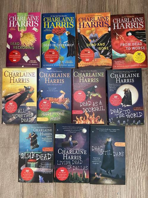 Sookie Stackhouse Serie - Charlaine Harris - 11 Boeken, Boeken, Detectives, Gelezen, Tv-bewerking, Ophalen of Verzenden