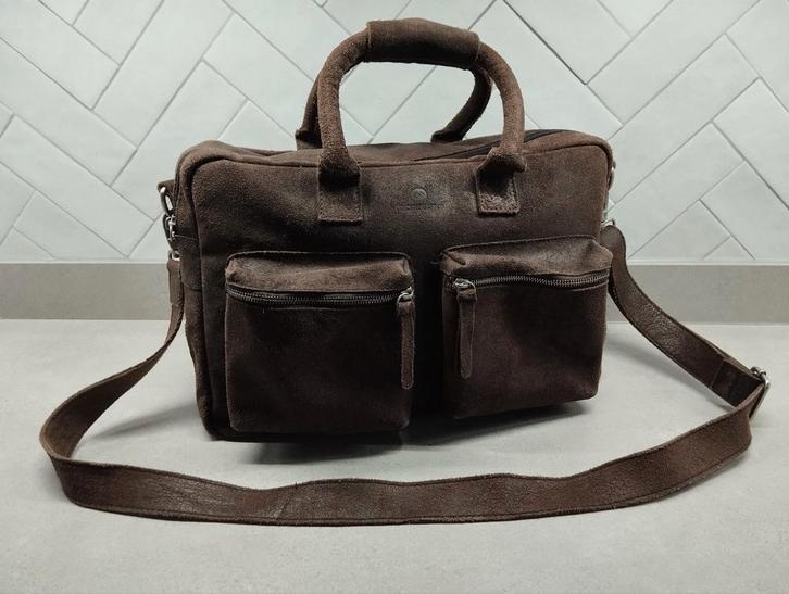 Micmacbags Cowboytas Donkerbruin - Gebruikt, Sieraden, Tassen en Uiterlijk, Tassen | Damestassen, Gebruikt, Handtas, Bruin, Ophalen of Verzenden