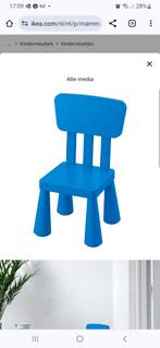 Ikea mammut stoeltje blauw, Kinderen en Baby's, Kinderkamer | Tafels en Stoelen, Ophalen, Stoel(en)