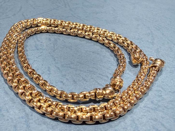 Originele monzario set 14 karaat 25 gram, Sieraden, Tassen en Uiterlijk, Kettingen, Zo goed als nieuw, Overige materialen, Goud