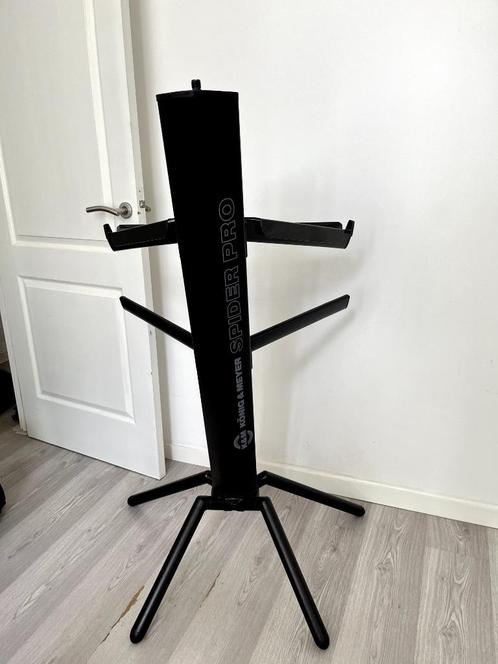 K&M 18860 Spider Pro Black - inclusief steunplaat + draagtas, Muziek en Instrumenten, Standaards, Gebruikt, Instrumentstandaard