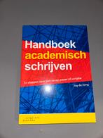 Handboek Academisch Schrijven - Joy de Jong, Ophalen of Verzenden, Zo goed als nieuw, HBO