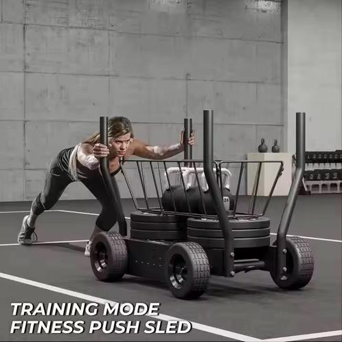 Sled push voor hyrox style training thuis, Sport en Fitness, Fitnessapparatuur, Nieuw, Metaal, Ophalen of Verzenden