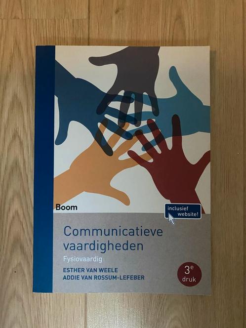 Communicatieve vaardigheden - Fysiotherapie, Boeken, Studieboeken en Cursussen, Zo goed als nieuw, HBO, Gamma, Ophalen of Verzenden