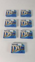 Maxell DV60 video cassettebandjes. 7 st. in seal. Nieuw. 8B4, Tweedehands verkoop, Tweedehands verkoop, Gebruikt, Ophalen of Verzenden