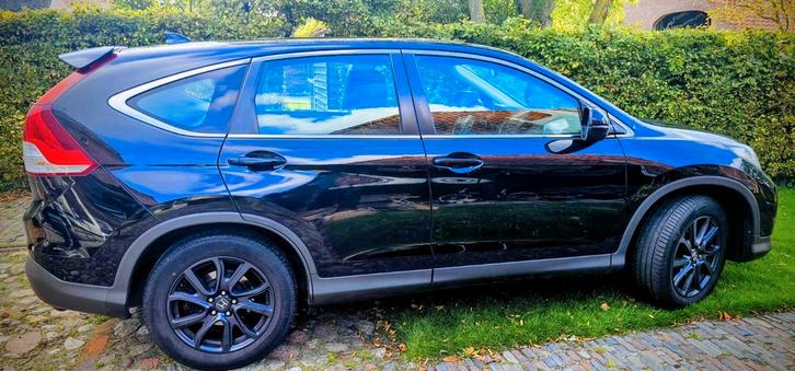 Honda CR-V 1.6 I-dtec Elegance / Black / dealer o.h./ 306k, Auto's, Honda, Particulier, CR-V, ABS, Diesel, Euro 5, D, SUV of Terreinwagen