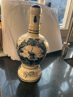 Henkes Holland Keramische Fles met Molen en speeldoos, Ophalen of Verzenden
