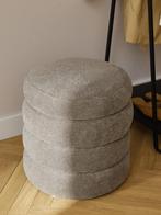2x poef, Ophalen, Minder dan 50 cm, Rond, Minder dan 50 cm