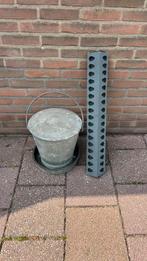 Waterbak en voederbak, Dieren en Toebehoren, Pluimvee | Toebehoren, Ophalen, Drinken en Voederen