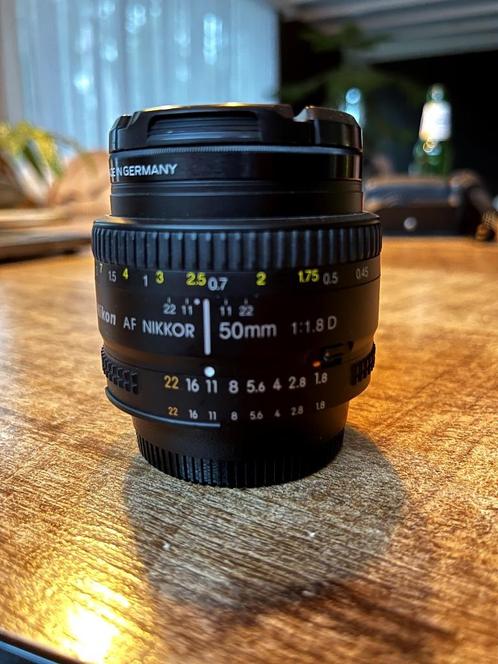 nikon AF 50 mm 1:1.8D, Audio, Tv en Foto, Fotografie | Lenzen en Objectieven, Zo goed als nieuw, Standaardlens, Ophalen of Verzenden