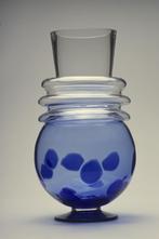 Mooie blauwe vaas van Borek Sipek, Antiek en Kunst, Kunst | Designobjecten, Ophalen of Verzenden