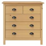 Dressoir Hill 79x40x80 cm massief grenenhout, Verzenden, ., Nieuw, .