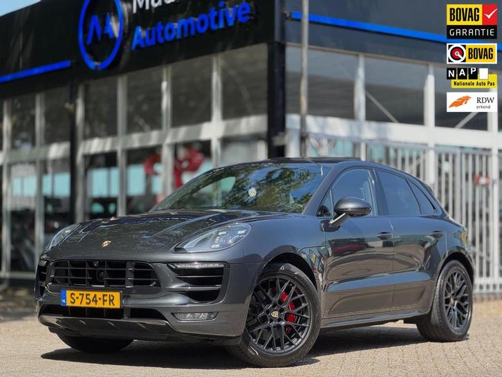 Porsche Macan 3.0 GTS Burmester ACC Pano Cognac L Chrono Vol, Auto's, Porsche, Bedrijf, Te koop, Macan, 360° camera, 4x4, ABS