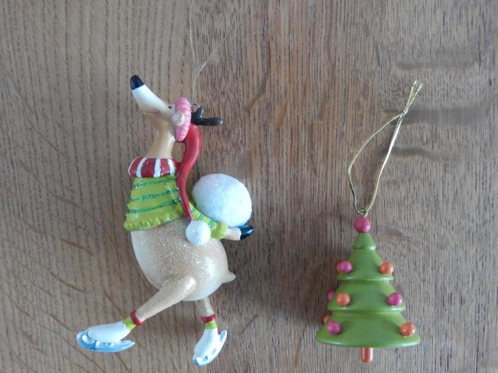 2 Leuke Kerstballen van de Bijenkorf, Diversen, Kerst, Zo goed als nieuw, Ophalen of Verzenden