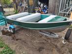 Quicksilver 355 sl met trailer en 6PK Mercury motor, Watersport en Boten, Vis- en Consoleboten, Benzine, Buitenboordmotor, Gebruikt