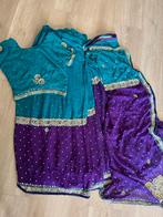 Indiase saree readymade met blouse (maat M), Maat 38/40 (M), Ophalen of Verzenden