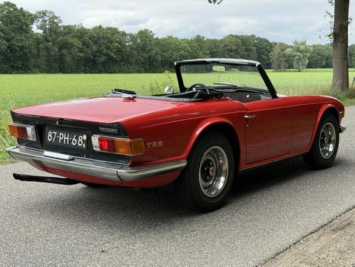 Triumph TR6 Soft Top (bj 1969), Auto's, Oldtimers, Bedrijf, Te koop, Open dak, Triumph, Benzine, Cabriolet, Handgeschakeld, Origineel Nederlands