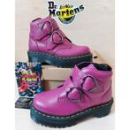 Dr. Martens Devon Heart, Fuchsia Milled Nappa Maat: 37 UK4, Dr. Martens, Dr. Martens Airwair England, Lage of Enkellaarzen, Nieuw