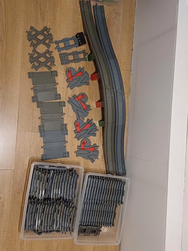 Treinrails Duplo, zeer grote set, Kinderen en Baby's, Speelgoed | Duplo en Lego, Gebruikt, Duplo, Ophalen