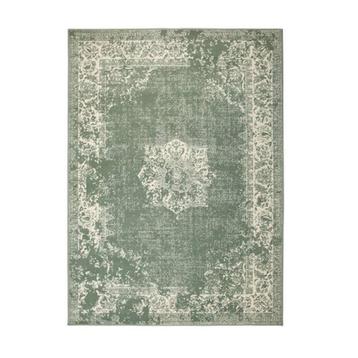 Groen perzische print tapijt beschikbaar voor biedingen