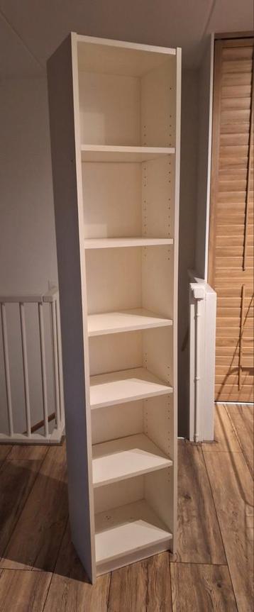 Billy Ikea open boekenkast, kast wit 40x28x202cm - afbeelding 1