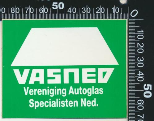Sticker: Vasned - Vereniging Autoglas Specialisten Nederland, Verzamelen, Stickers, Zo goed als nieuw, Overige typen, Ophalen of Verzenden