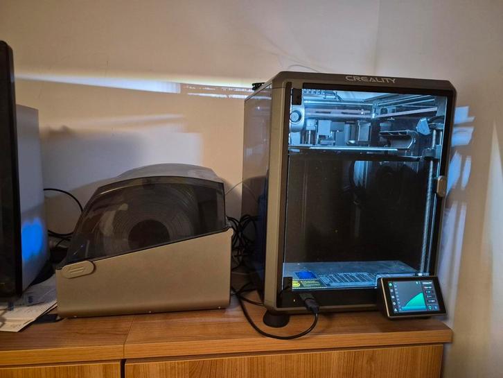 Creality K1 met CFS & upgrades, Computers en Software, 3D Printers, Gebruikt, Ingebouwde Wi-Fi, Ophalen