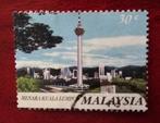Malaysia pz Kuala Lumpur toren, Postzegels en Munten, Postzegels | Azië, Verzenden, Gestempeld, Zuidoost-Azië
