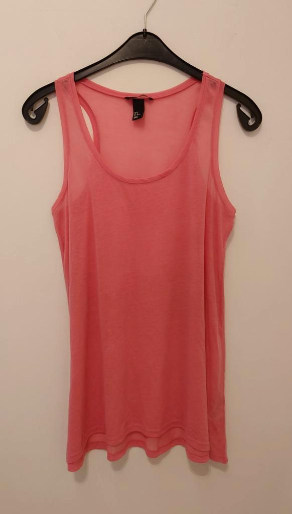 Dames H&M dunne top hemd mouwloos maat M, Kleding | Dames, Tops, Zo goed als nieuw, Maat 38/40 (M), Roze, Zonder mouw, Ophalen of Verzenden