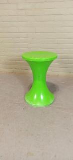 Vintage TamTam kruk, Stamp, groen, Huis en Inrichting, Krukjes, Tweedehands, Ophalen of Verzenden, Kunststof, Tweedehands