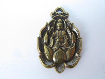 Oude chinees /chinese bronze hangers Guanyin, beschikbaar voor biedingen