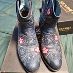 Sendra Laarzen Maat 38 - Blauw met Bloemen, Sendra, Blauw, Lage of Enkellaarzen, Ophalen of Verzenden