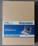 NIEUW - F105 iPad Pro 10.5 inch Draadloos toetsenbord, Computers en Software, Tablet-hoezen, 10 inch, Nieuw, Bescherming voor- en achterkant