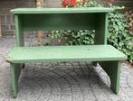 Brocante oud houten trapje - opstapje, Antiek en Kunst, Curiosa en Brocante, Ophalen