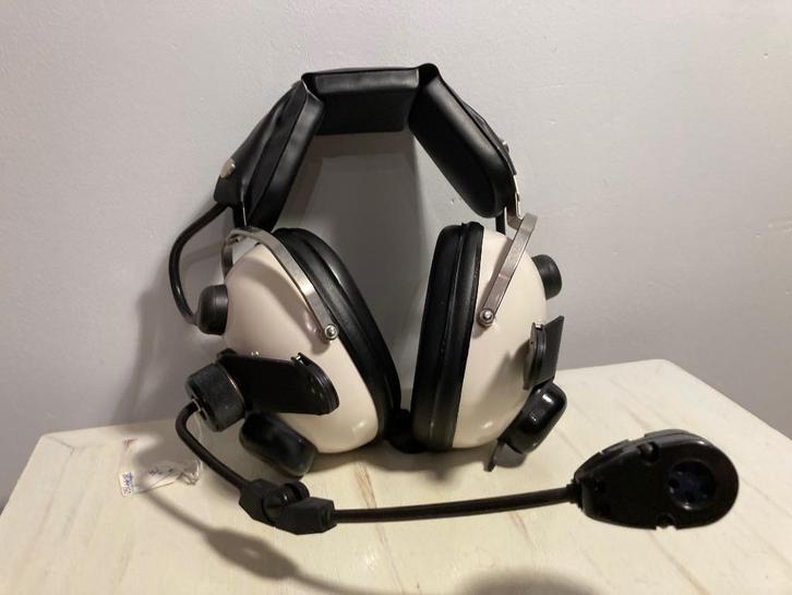 Vintage piloten headset NIEUW waarschijnlijk Amplivox, Audio, Tv en Foto, Koptelefoons, Nieuw, Over oor (circumaural), Overige merken