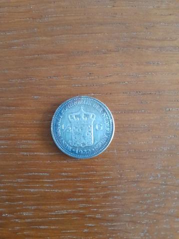 Te koop 1/2 gulden uit 1922 beschikbaar voor biedingen