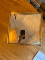 H&M plateau met spiegel en gouden randje, Huis en Inrichting, Ophalen of Verzenden, Zo goed als nieuw, Vierkant, Overige materialen