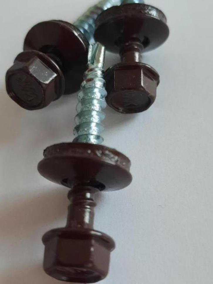 50-200st sandwich paneelschroeven 35 chocoladebruin, Tuin en Terras, Palen, Balken en Planken, Nieuw, Verzenden