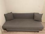 Grijze slaapbank met opbergruimte  €100, Ophalen, 150 tot 200 cm, Tweepersoons, 75 tot 100 cm