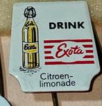 Vintage Exota Citroenlimonade Speldje, Ophalen of Verzenden, Gebruikt, Merk, Speldje of Pin