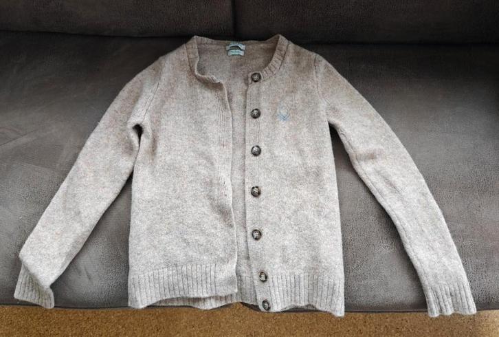 Benetton vest (beige), Kinderen en Baby's, Kinderkleding | Maat 98, Gebruikt, Meisje, Trui of Vest, Ophalen of Verzenden