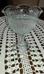prachtige oude glazen ijs/dessert/coupe mooi luxe bewerkt, Ophalen of Verzenden