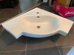 Hoek wasbak, Huis en Inrichting, Badkamer | Badkamermeubels, Ophalen, 50 tot 100 cm, Minder dan 100 cm, Wasbak of Wastafel