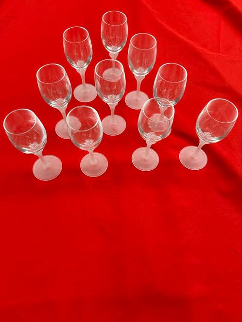 Leonardo Likeur Glazen Set (10 stuks), Antiek en Kunst, Antiek | Glas en Kristal, Ophalen of Verzenden