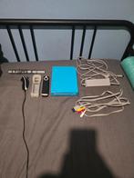 Lichtblauwe Wii in Goede Staat, Overige genres, 1 speler, Ophalen of Verzenden, Zo goed als nieuw