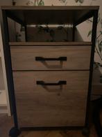 Nachtkastje met lades, Ophalen of Verzenden, Zo goed als nieuw, Met lade(s), 25 tot 50 cm