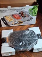 Rechaud buffetserver + warmhoudplaat. Nieuw.Nooit gebruikt, Ophalen, Nieuw