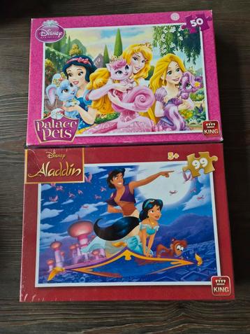 Twee Disney Puzzels: Palace Pets & Aladdin beschikbaar voor biedingen