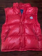 Stijlvolle Rode Moncler Jas - Afritsbare Mouwen - Maat S/M, Kleding | Heren, Bodywarmers, Moncler, Maat 48/50 (M), Ophalen of Verzenden