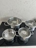 Nette pannen set vam MF Cromorgan 7 delig, Huis en Inrichting, Keuken | Potten en Pannen, Ophalen, Gebruikt, Pannenset, Rvs